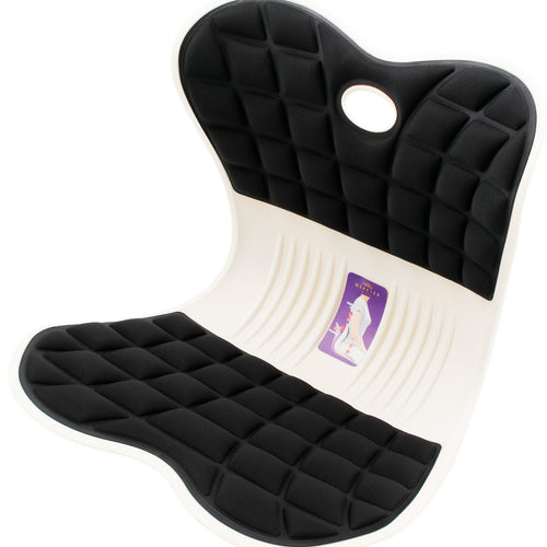 Golden Wheat Lumbar Support Seat, Black