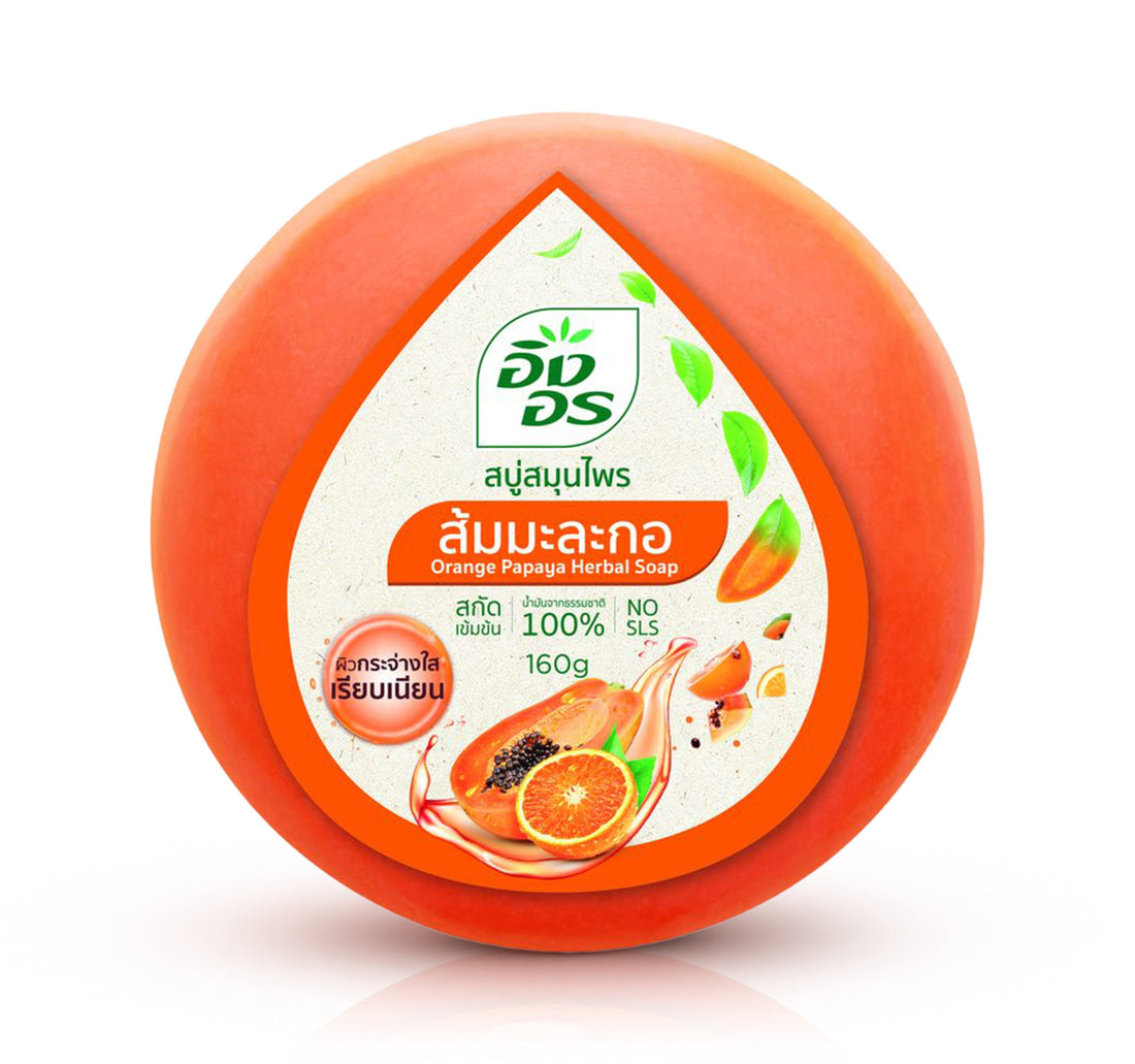 Ing On Orange Papaya Herbal Soap 160 g