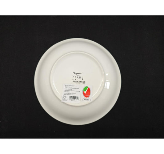 Pearl Noire Salad Bowl, White, 9 inches, NBC090SR-LIM