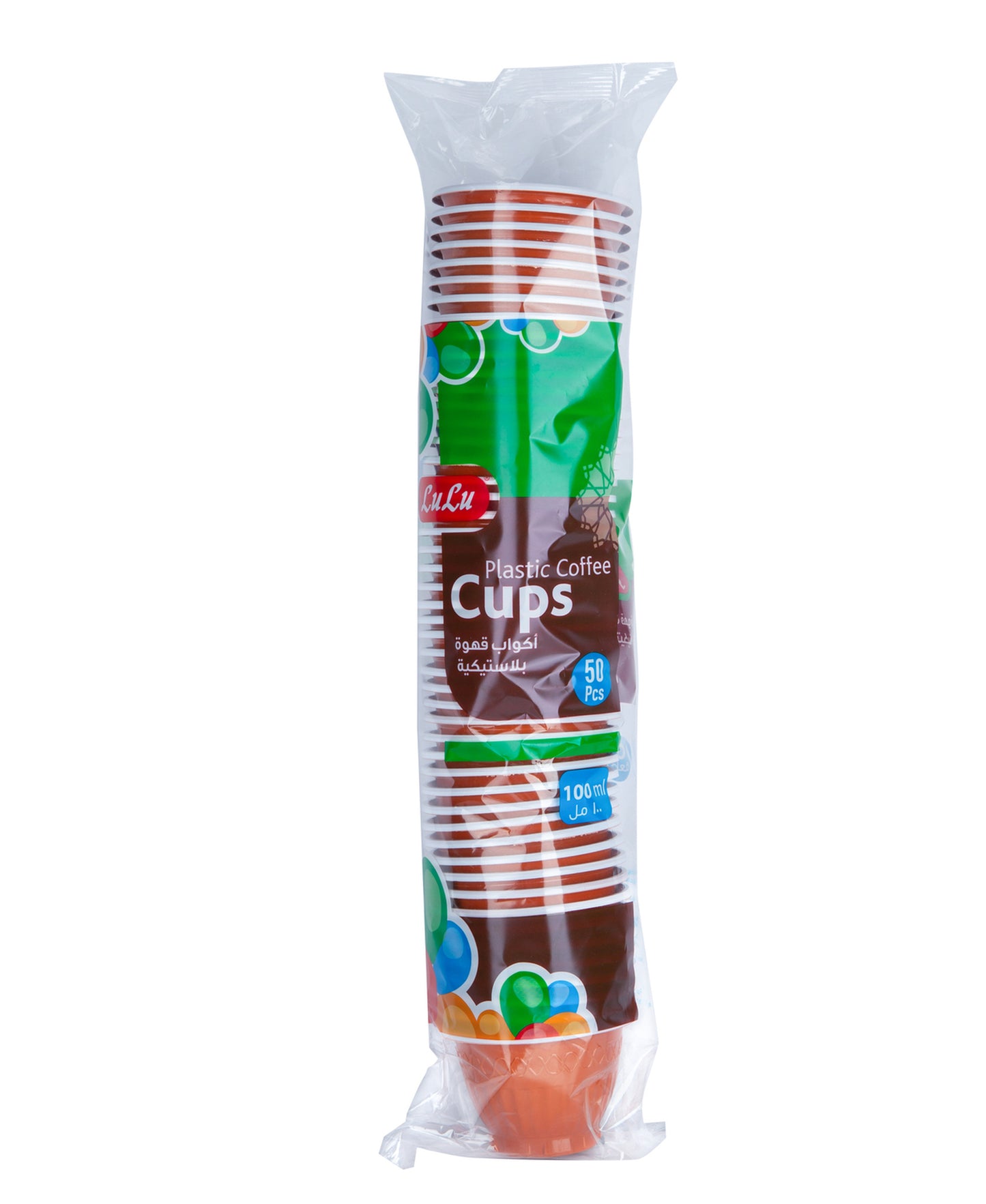 LuLu Plastic Coffee Cups 100 ml 50pcs