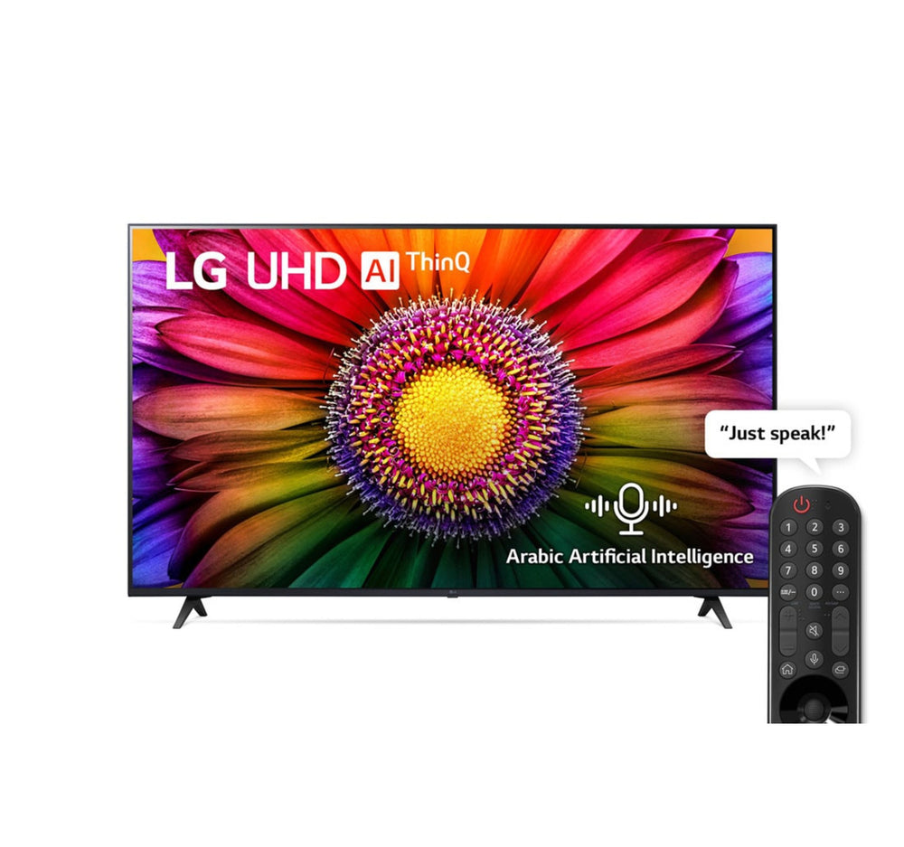 LG 55 Inches 4K Smart UHD TV with Magic remote, HDR, WebOS, 55UR80006LJ