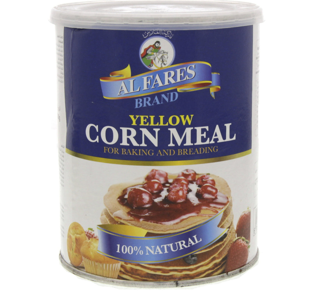 دقيق الذرة الصفراء ماركة الفارس 500 غرام