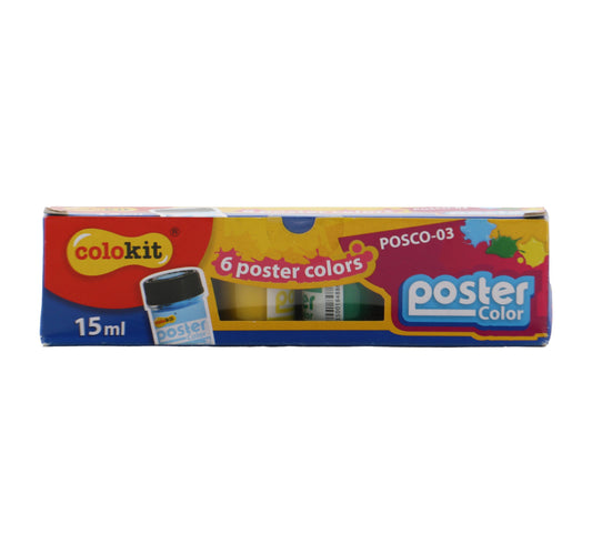 Flex Office Poster Colors POSCO-03 6pcs