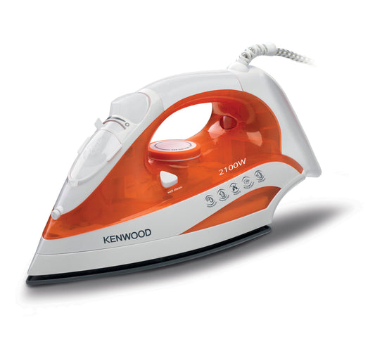 Kenwood Ceramic Steam Iron 2100Watts, 300ml Large capacity, Ceramic Sole Plate, steam power 28/120g, Anti drip, STP50.000WO