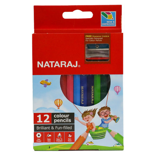 Nataraj 12 Colour Pencils HL