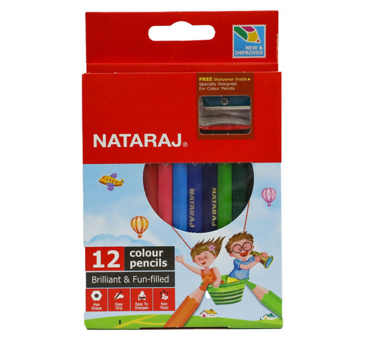 Nataraj 12 Colour Pencils HL