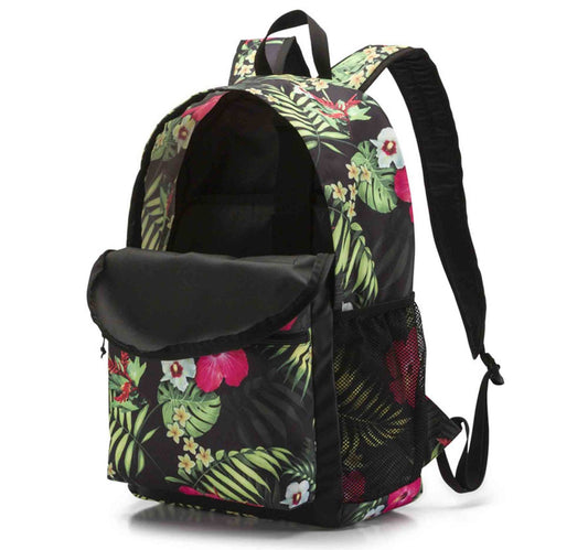 PUMA Academy Backpack Black Floral 07573323
