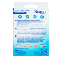 Nexcare 3M Aqua Clear Maxi Waterproof Bandage 10 pcs