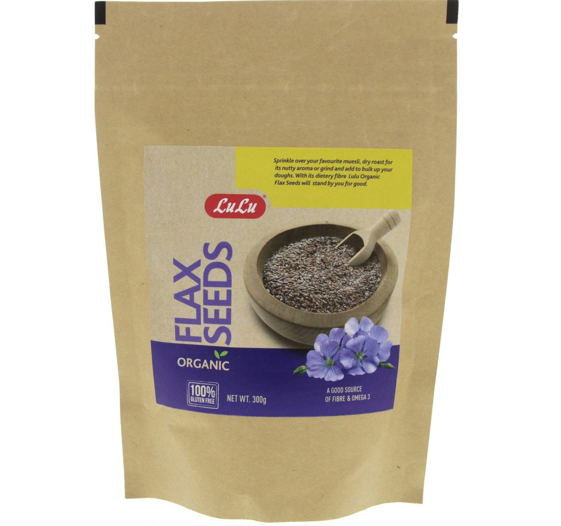 بذور الكتان العضوية من لولو 300 غرام