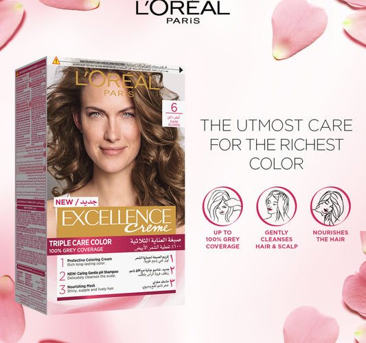L'Oreal Paris Excellence Creme Color 6 Dark Blond 1 pkt