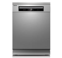 Toshiba Dishwasher, 6 Programs, 14 Place Setting, Silver, DW14F1(S)