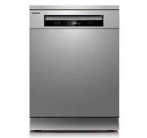 Toshiba Dishwasher, 6 Programs, 14 Place Setting, Silver, DW14F1(S)