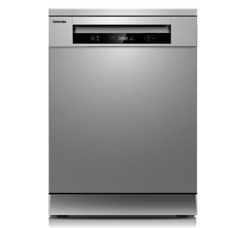 Toshiba Dishwasher, 6 Programs, 14 Place Setting, Silver, DW14F1(S)