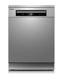 Toshiba Dishwasher, 6 Programs, 14 Place Setting, Silver, DW14F1(S)