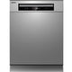Toshiba Dishwasher, 6 Programs, 14 Place Setting, Silver, DW14F1(S)