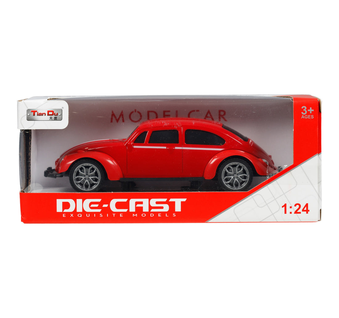 Skid Fusion 1:24 Scale Beetle Classic Die-Cast Car, D2403-1