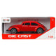 Skid Fusion 1:24 Scale Beetle Classic Die-Cast Car, D2403-1