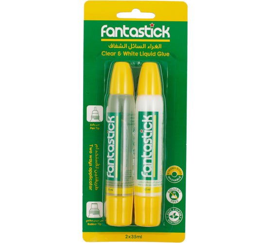 غراء سائل فانتاستيك، قطعتين، GLCW35