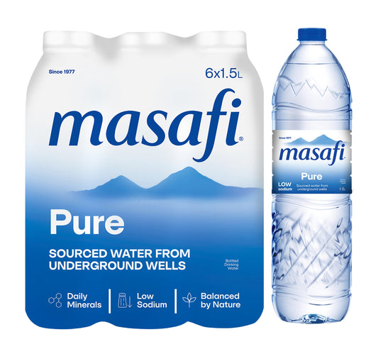 Masafi Pure Drinking Water 6 x 1.5 Litres