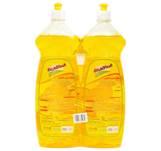 Home Mate Premium Dishwash Lemon 2 x 1 Litre + 500 ml
