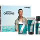 Cristiano Ronaldo 7 Origins Gift Set Eau de Toilette For Men,100 ml + Body Spray 150 ml + Shower Gel 150 ml