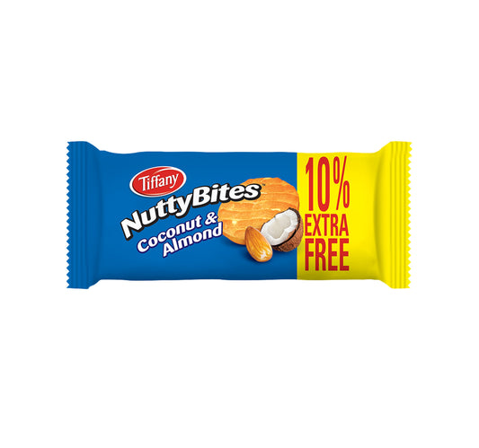 Tiffany Nutty Bites Coconut & Almond 72g