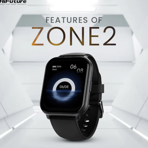 HiFuture Future Zone 2 Smartwatch, Black