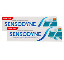 معجون أسنان سنسوداين بالفلورايد عبوة اقتصادية ٢ × ٧٥ مل