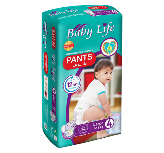 Baby Life Baby Diaper Pants Size 4 Large 7-14 kg 44 pcs