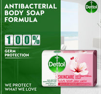 Dettol Skincare Bathing Soap Rose & Sakura Blossom Scent 165 g
