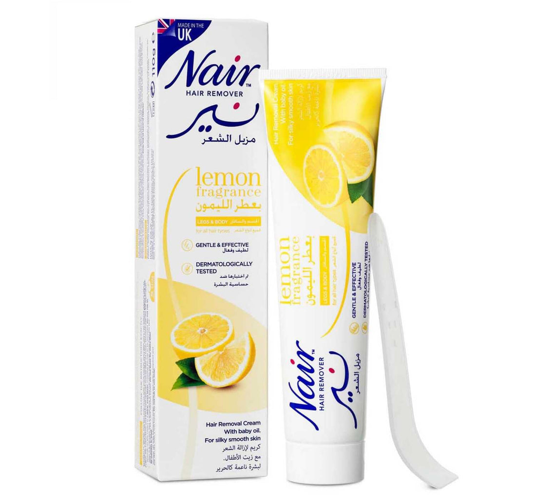Nair Lemon Legs & Body Hair Removal Cream 110 g