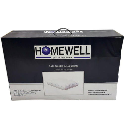 Homewell Down Proof Pillow 50x75cm 1pc