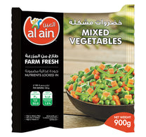 Al Ain Mixed Frozen Vegetable Bag 900 g