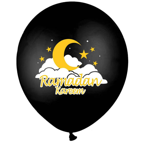 Party Fusion Ramadan Balloon, 36 Pcs, 12 inches, Assorted, YKP-2207
