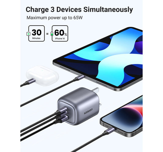 Ugn 65W USB-C FstChrgCD306 S/G