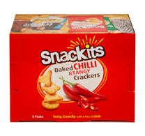 Nabil Snackits Chilli And Tangy Crackers Value Pack 8 x 26 g