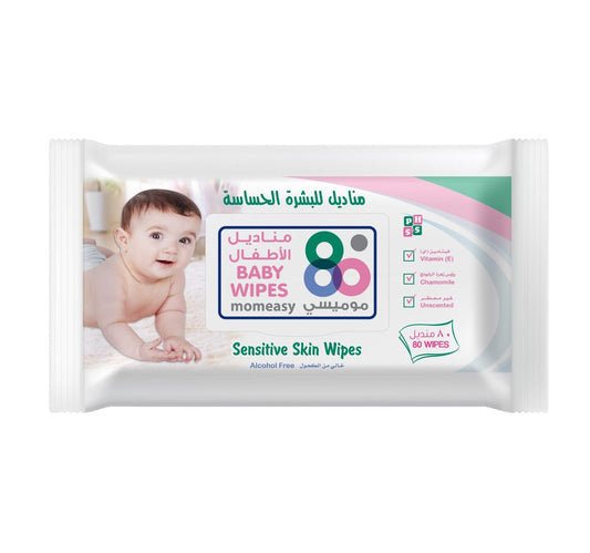 Momeasy Sensitive Skin Baby Wipes 80pcs