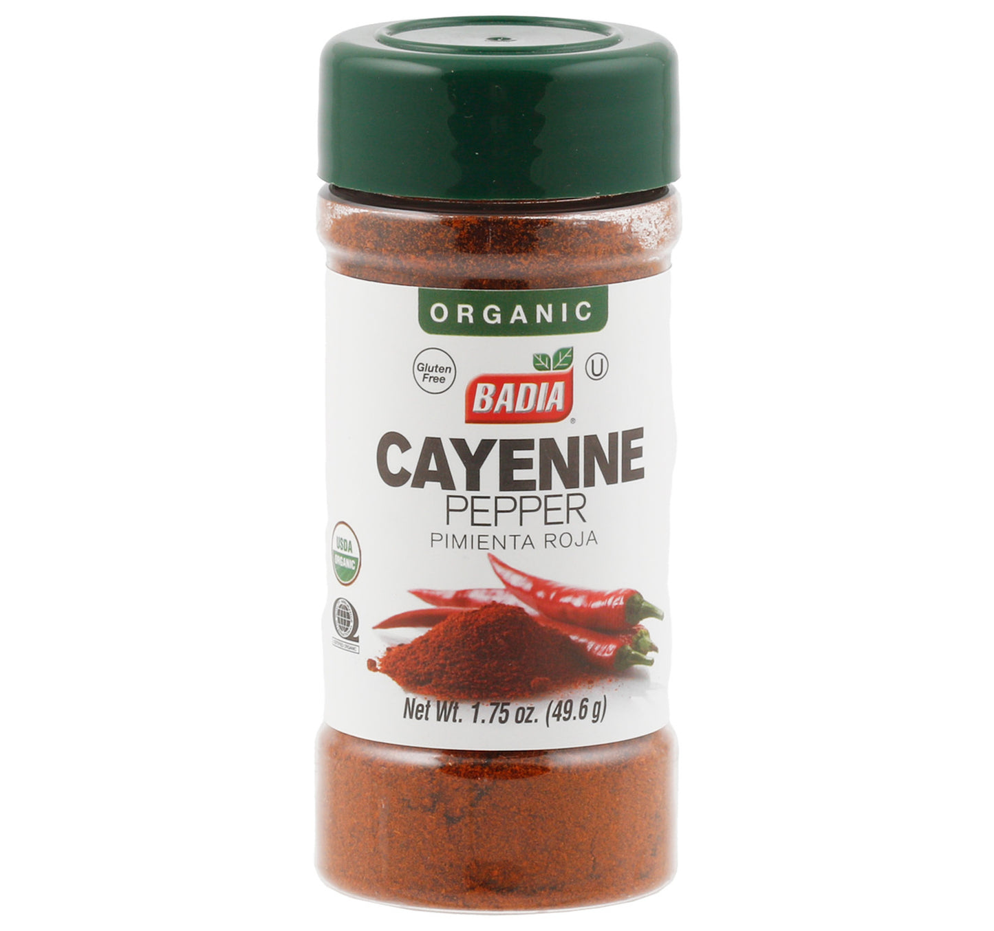 Badia Organic Cayenne Pepper Pimenta Roja 49.6 g