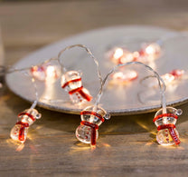 Party Fusion Battery Operated Snow Man LED Light 10's A200086