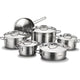 Korkmaz Alfa Plus Cookware Set, 11 pcs, Silver, A1610