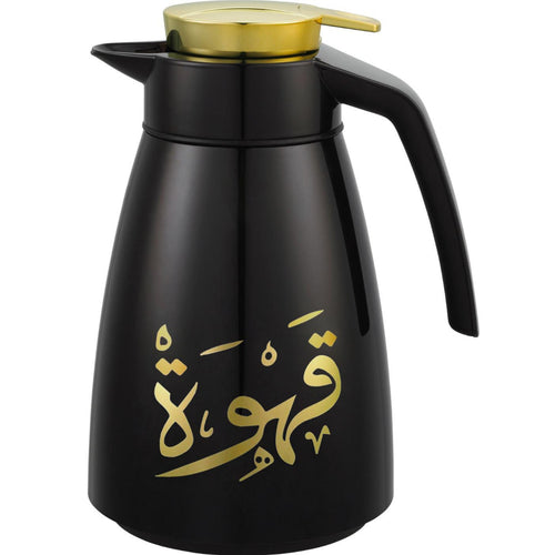 قارورة مفرغة من الهواء من توم سميث، بولي بروبيلين، 1 لتر، أسود، TEA-F3210