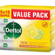 مناديل ديتول المنعشة المضادة للبكتيريا، عبوة اقتصادية، 5 × 10 قطع