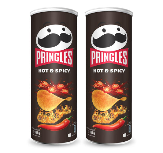 Pringles Hot & Spicy Chips 2 x 165 g