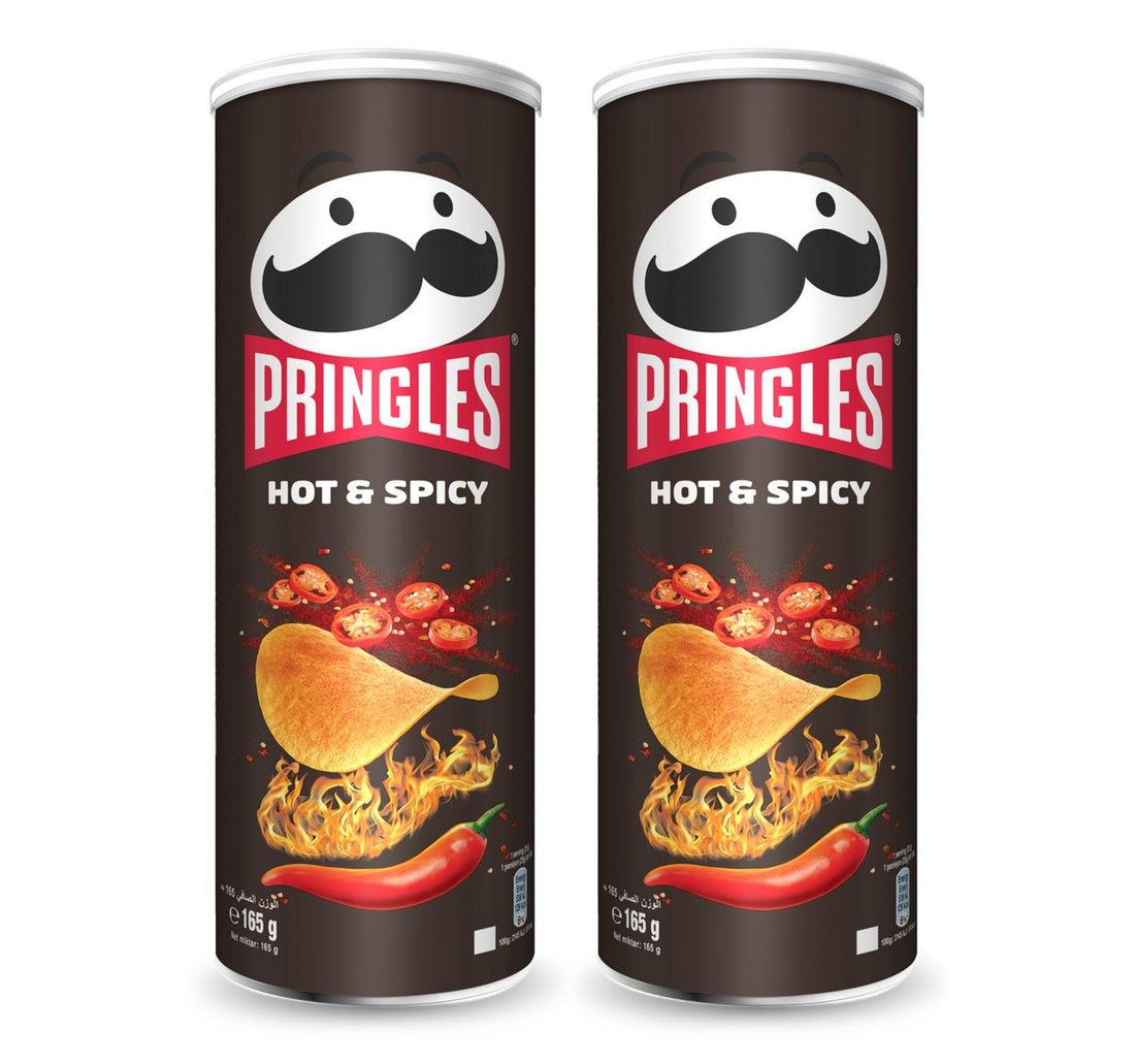 Pringles Hot & Spicy Chips 2 x 165 g