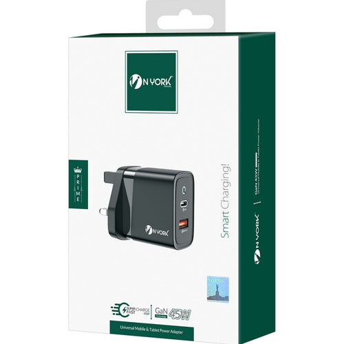 N York Type C Fast Charging + USB 3.0 Adapter HA705P 45W