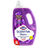 Clorox Scentiva Disinfectant Cleaner Tuscan Lavender Bleach Free 3 Litres