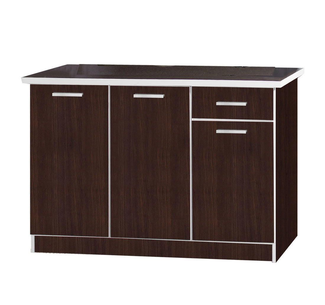 Kitchen Cabinet 4 Door + 1 Drawer, Wenge, K402