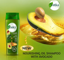 Vatika Naturals Nourishing Oil Shampoo Revitalized & Nourish Enriched with Avocado 425 ml