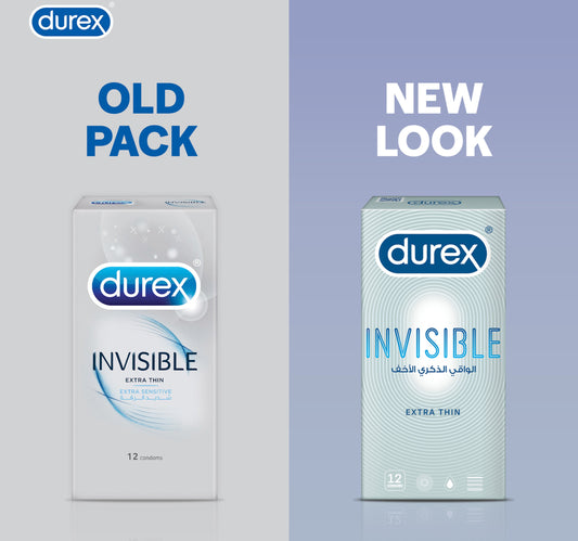 Durex Invisible Extra Thin Condom 12 pcs