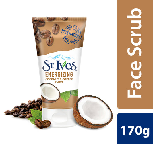 St. Ives Coconut & Coffee Energising Face Scrub 170 g